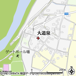 栃木県真岡市大道泉周辺の地図