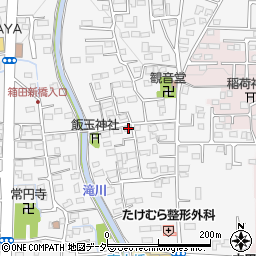 群馬県前橋市箱田町1507周辺の地図