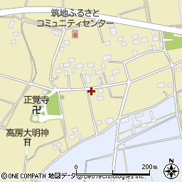 茨城県水戸市筑地町632-1周辺の地図