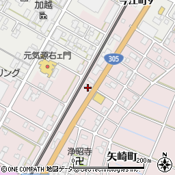 石川県小松市矢崎町ル周辺の地図