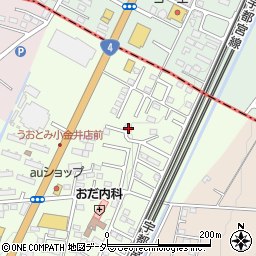 栃木県小山市羽川518周辺の地図