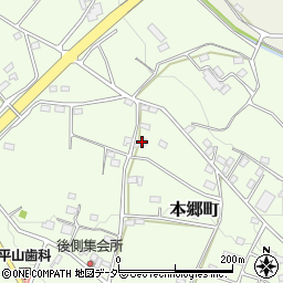 群馬県高崎市本郷町1649周辺の地図