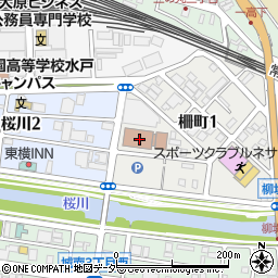 茨城県出先機関　教育庁水戸教育事務所学校教育課周辺の地図