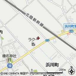 ファミリーマート高崎浜川町店周辺の地図