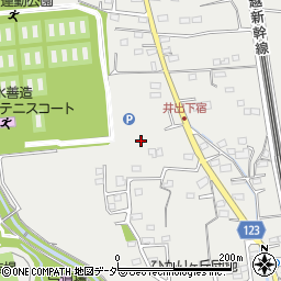 群馬県高崎市井出町542周辺の地図