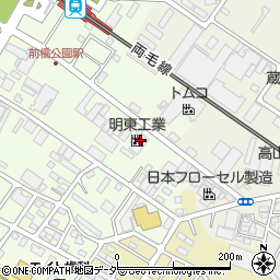 群馬県前橋市天川大島町1350-2周辺の地図