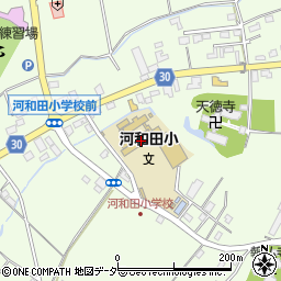 水戸市立河和田小学校周辺の地図