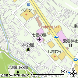 七福の湯　前橋店周辺の地図