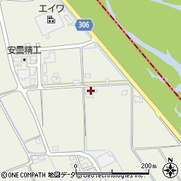 長野県安曇野市穂高北穂高2825周辺の地図