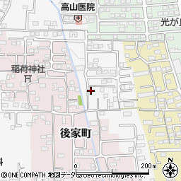 群馬県前橋市箱田町735周辺の地図