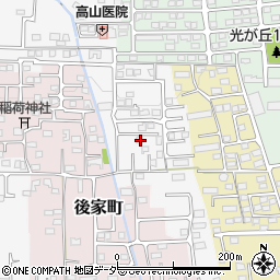 群馬県前橋市箱田町733周辺の地図