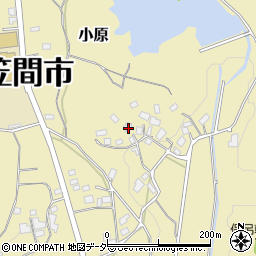 茨城県笠間市小原3451周辺の地図