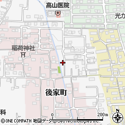 群馬県前橋市箱田町736周辺の地図