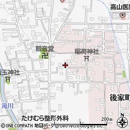 群馬県前橋市箱田町665-16周辺の地図