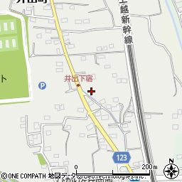 群馬県高崎市井出町347周辺の地図