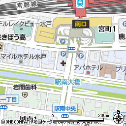 水戸警察署水戸駅南口交番周辺の地図