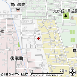 群馬県前橋市箱田町731周辺の地図