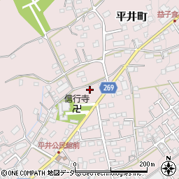 栃木県栃木市平井町533周辺の地図