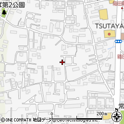 群馬県前橋市箱田町122周辺の地図