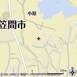 茨城県笠間市小原3707周辺の地図