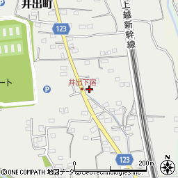 群馬県高崎市井出町313周辺の地図