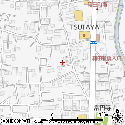 群馬県前橋市箱田町106-12周辺の地図