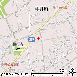 栃木県栃木市平井町530周辺の地図