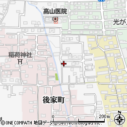 群馬県前橋市箱田町734周辺の地図