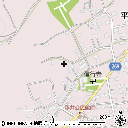 栃木県栃木市平井町776周辺の地図