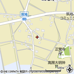 茨城県水戸市筑地町429周辺の地図