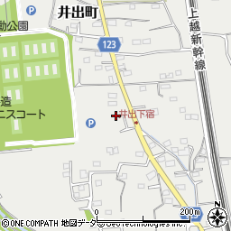 群馬県高崎市井出町546周辺の地図