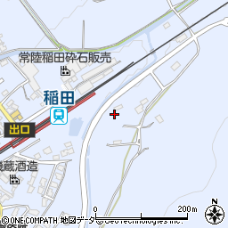 茨城県笠間市稲田2583周辺の地図