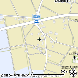 茨城県水戸市筑地町1132周辺の地図