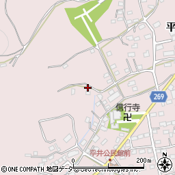 栃木県栃木市平井町778周辺の地図