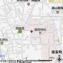 群馬県前橋市箱田町670周辺の地図