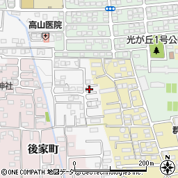 群馬県前橋市箱田町730周辺の地図