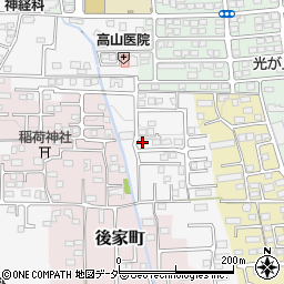 群馬県前橋市箱田町725周辺の地図