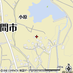 茨城県笠間市小原3794周辺の地図