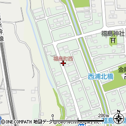 福島町西周辺の地図