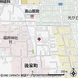 群馬県前橋市箱田町709-5周辺の地図