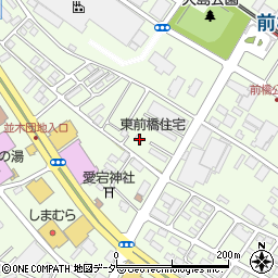 群馬県前橋市天川大島町1116-1周辺の地図