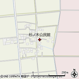杉ノ木公民館周辺の地図