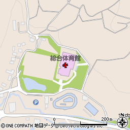 上田市自然運動公園総合体育館周辺の地図