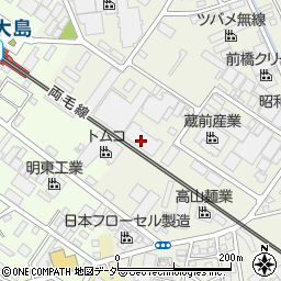 株式会社ミートサプライ　前橋工場周辺の地図