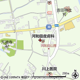 茨城県水戸市河和田町822-1周辺の地図