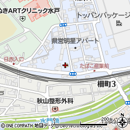 セブンイレブン水戸城東店周辺の地図