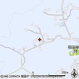 茨城県笠間市稲田989周辺の地図