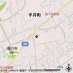 栃木県栃木市平井町485周辺の地図