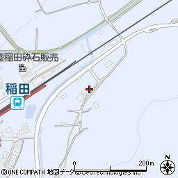 茨城県笠間市稲田2595周辺の地図