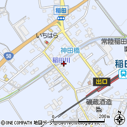 茨城県笠間市稲田2345周辺の地図